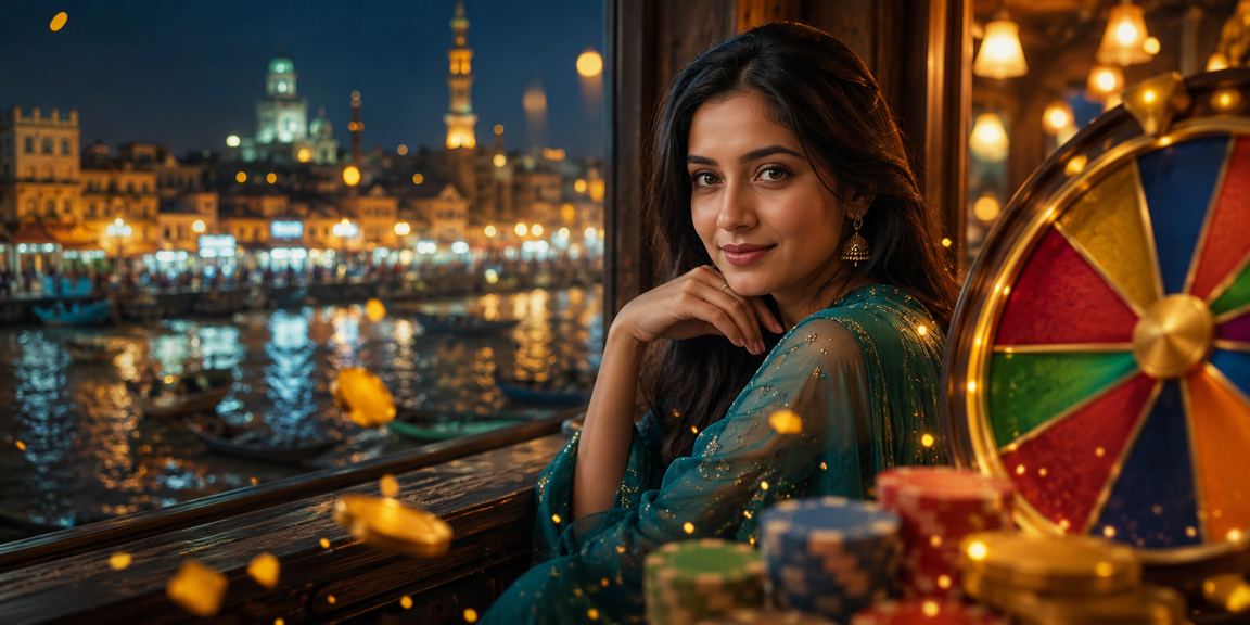 ময়মনসিংহের নাইট মার্কেটে রুলেট গেম উপভোগ করছেন একজন খেলোয়াড়